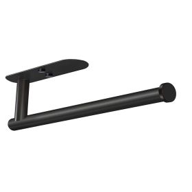 Under Cabinet Paper Towel Holder (Color: Black)